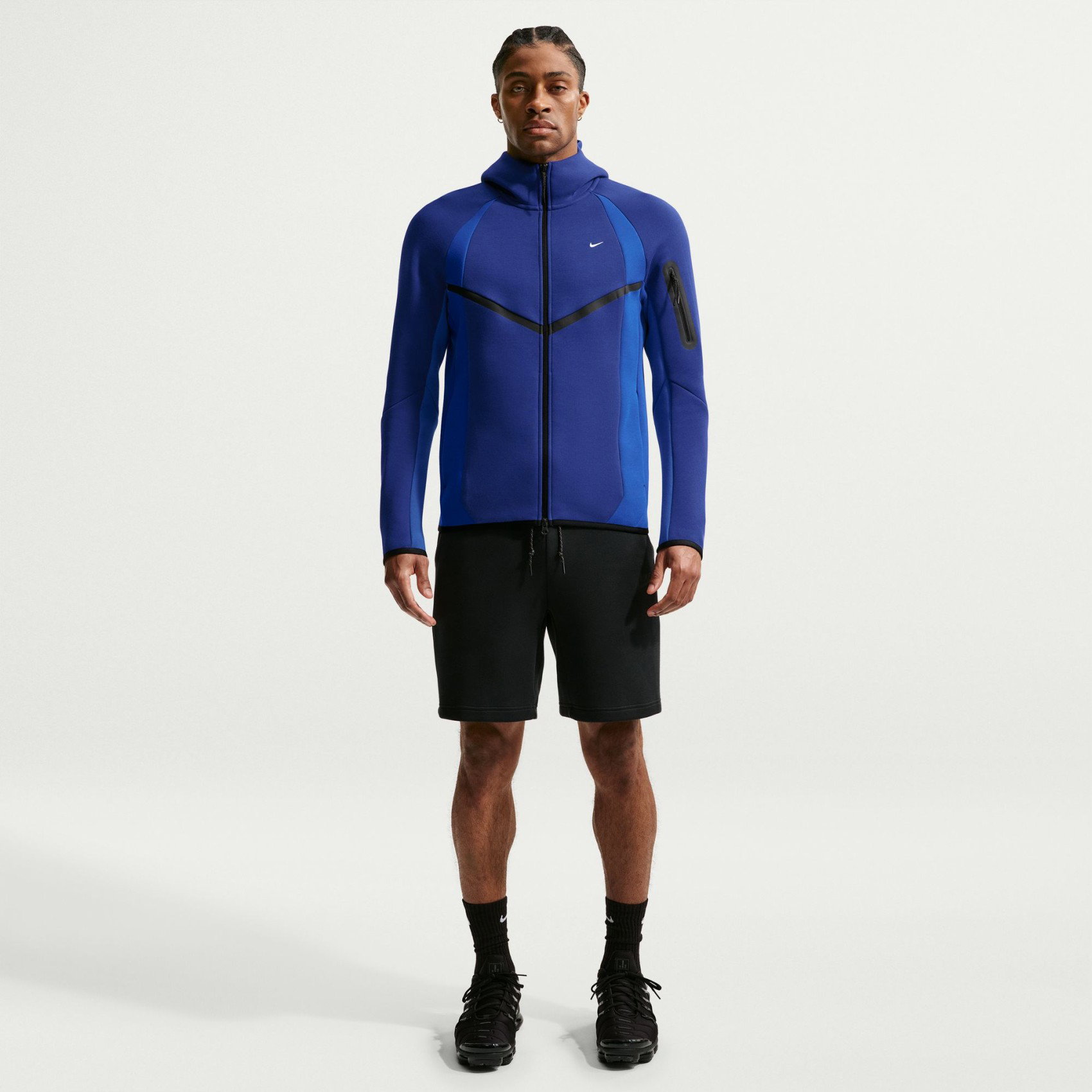 Nike Tech Fleece Pro Wr Fz Jacket Erkek Mavi Sweatshirt IF1325-455 Nike Tech Fleece Pro Wr Fz Jacket Erkek Mavi Sweatshirt IF1325-455