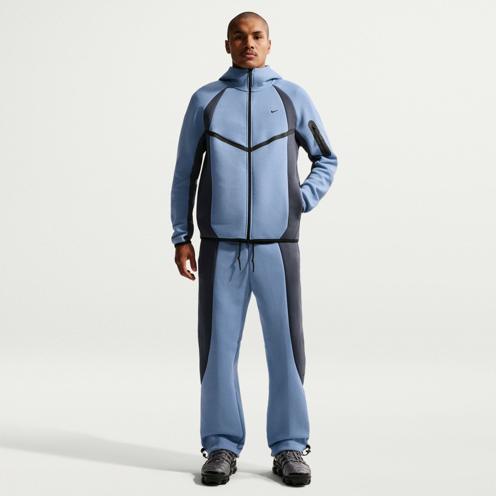 Nike Tech Fleece Pro Wr Fz Jacket Erkek Mavi Sweatshirt IF1325-486
