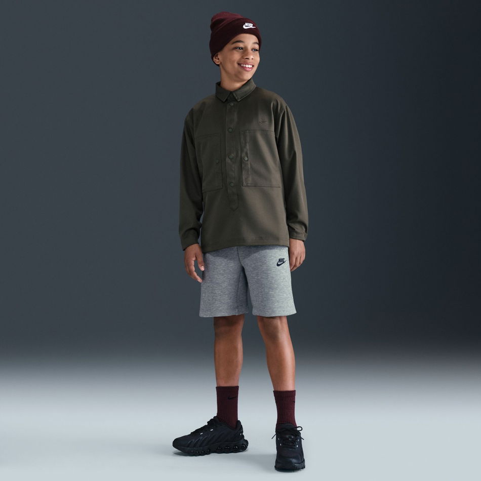 Tech Fleece Short Çocuk Gri Şort