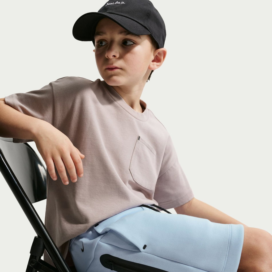 Tech Fleece Short Çocuk Mavi Şort
