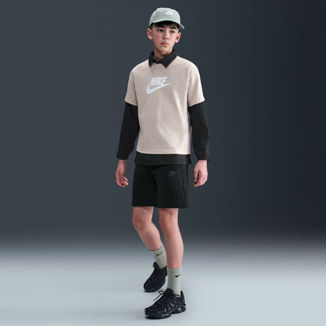 NIKE - Tech Fleece Short Çocuk Siyah Şort