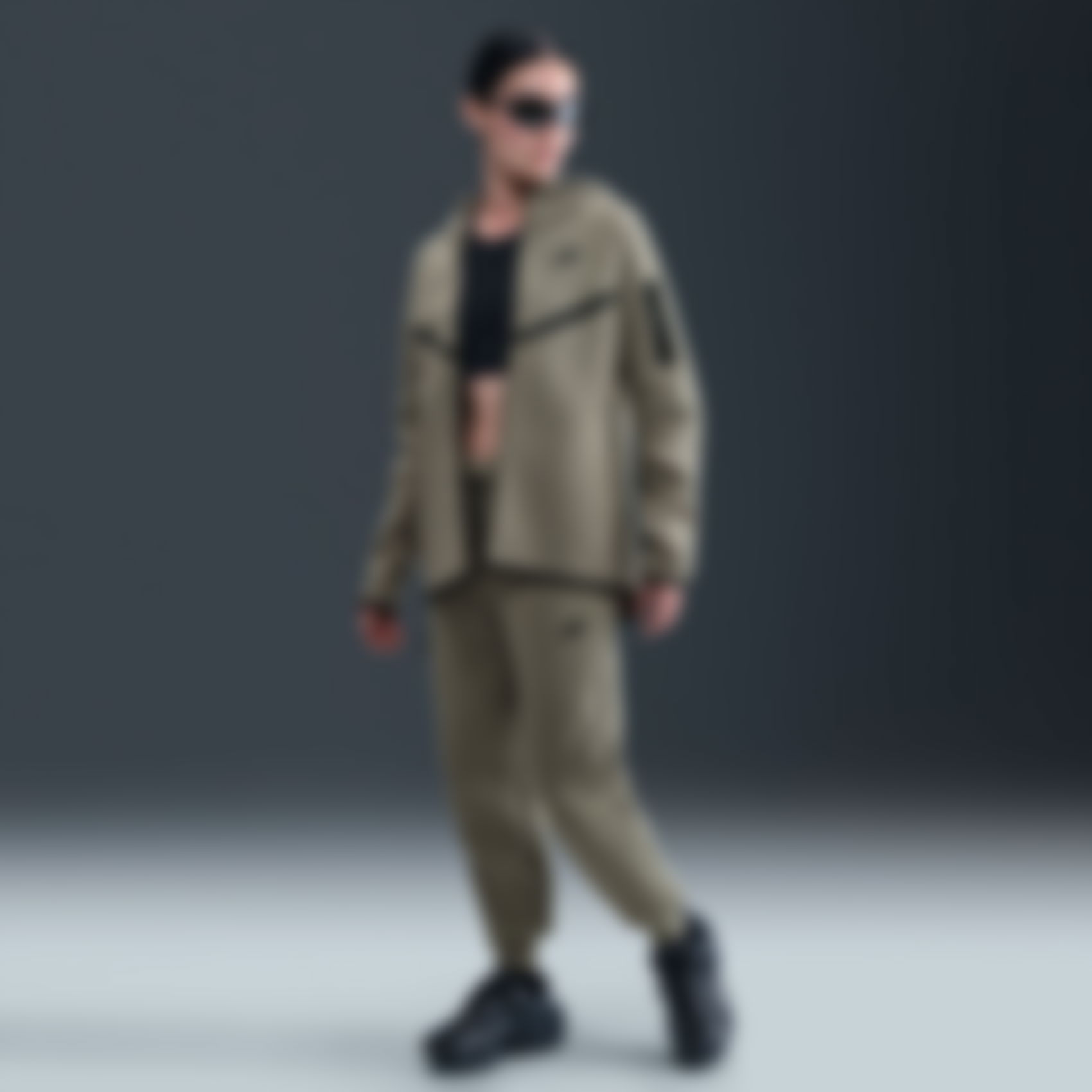 NIKE - Tech Fleece Windrunner FZ Hooded Kadın Sweatshirt