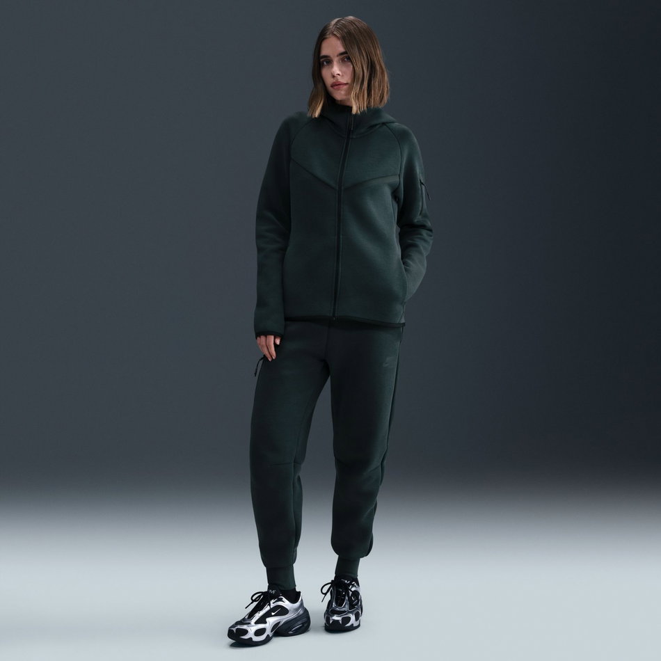 Tech Fleece Windrunner FZ Hoodie Kadın Yeşil Sweatshirt