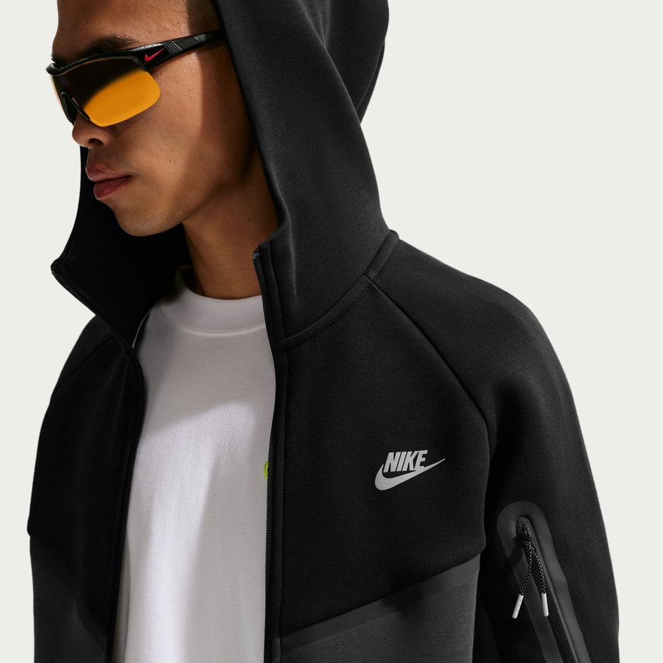 Tech Fleece Windrunner Fz Jacket Erkek Siyah Sweatshirt