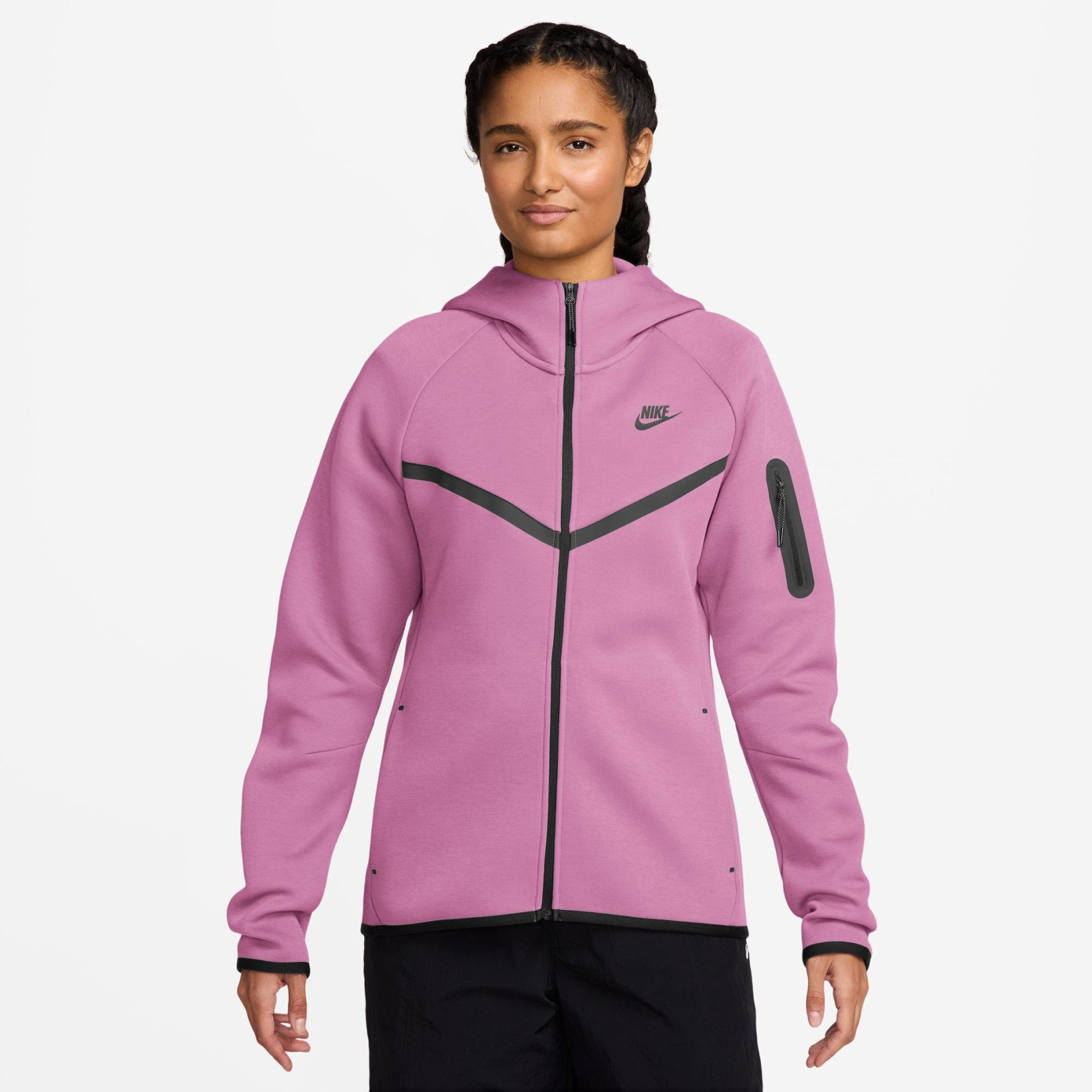 Nike Tech Fleece Wr Fz Hoodie 2 Kadın Sweatshirt HV6747-528