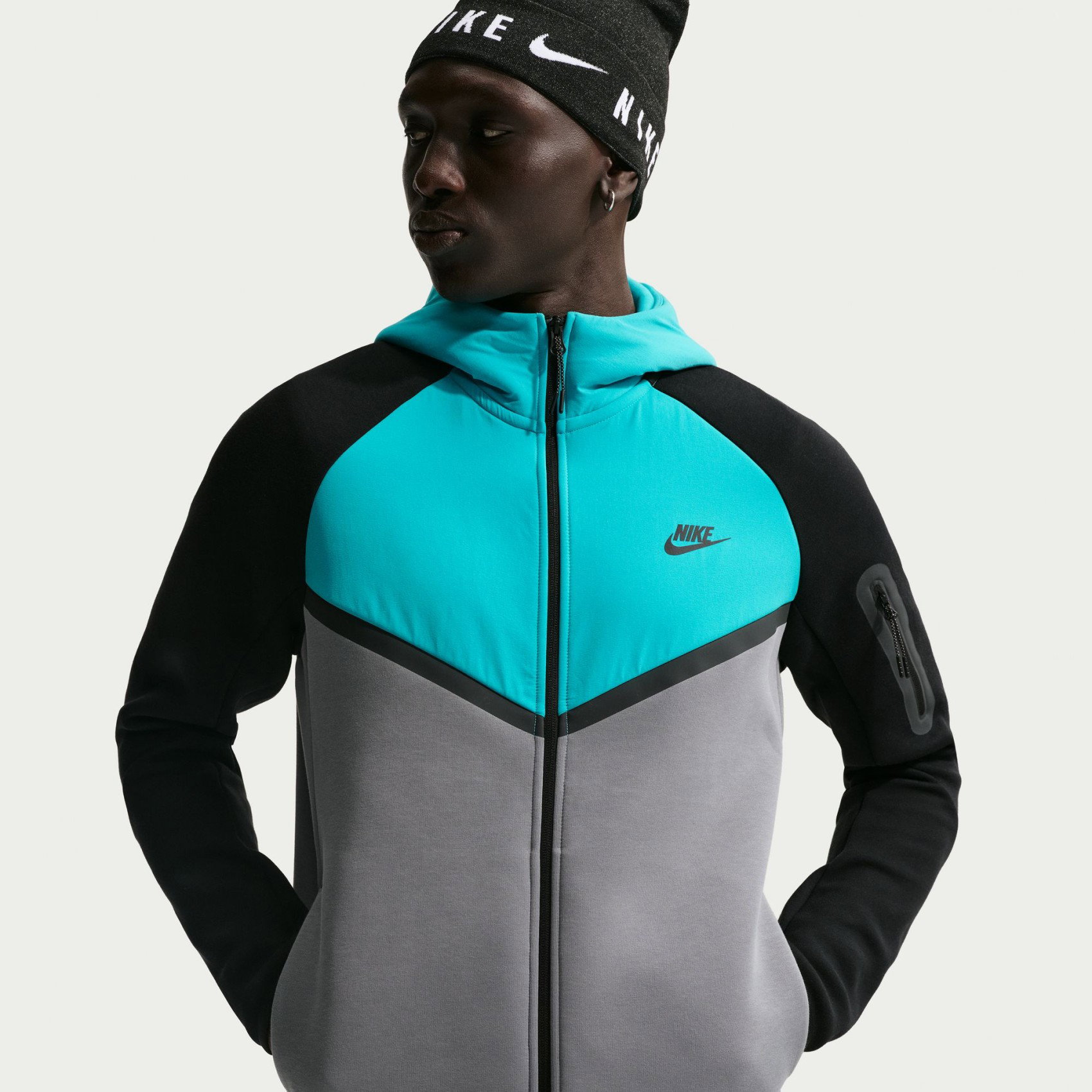 Nike Tech Mix Windrunner Hoodie Erkek Sweatshirt IH4302-084