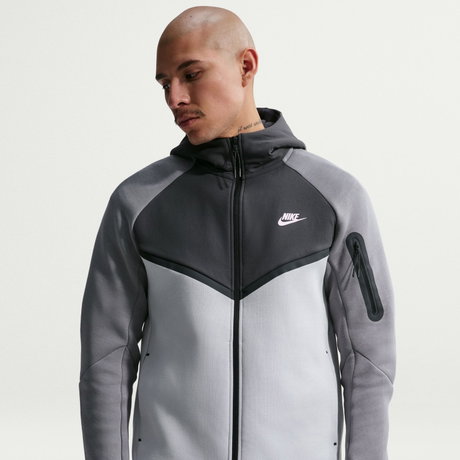 NIKE - Tech Mix Wr Hoodie Erkek Gri Sweatshirt