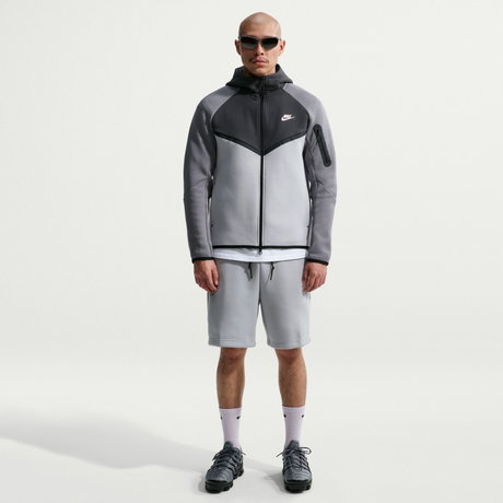 NIKE - Tech Mix Wr Hoodie Erkek Gri Sweatshirt (1)