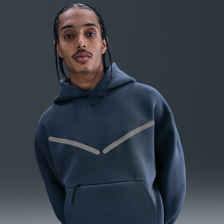 NIKE - Tech Po Hoodie Erkek Mavi Sweatshirt