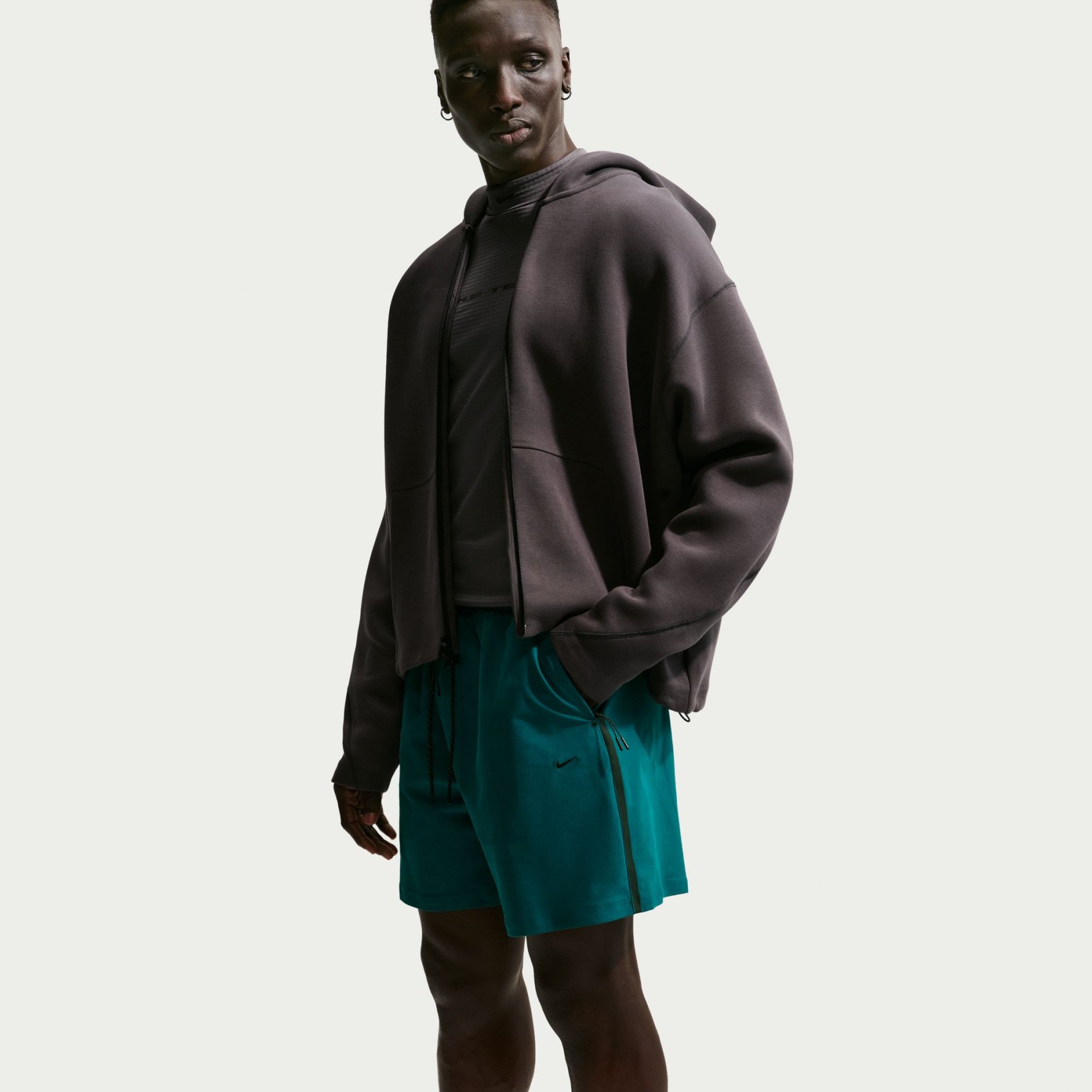 NIKE - Tech Shori Knit Short Erkek Yeşil Şort