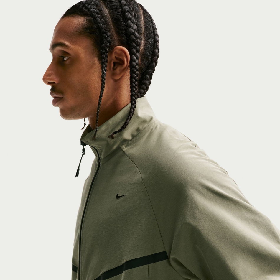 Tech Shori Knit Track Jacket Erkek Yeşil Sweatshirt