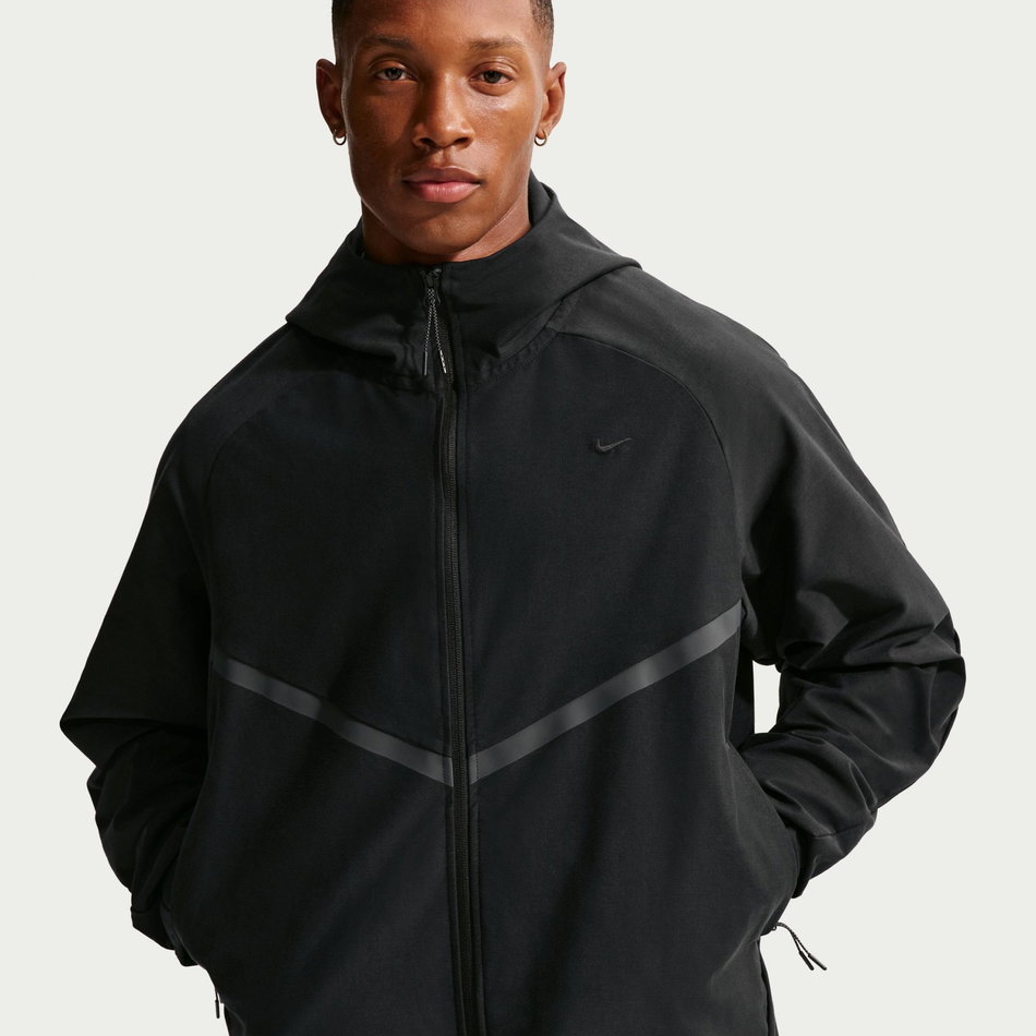Tech Shori Knit Windrunner Fz Jacket Erkek Siyah Ceket