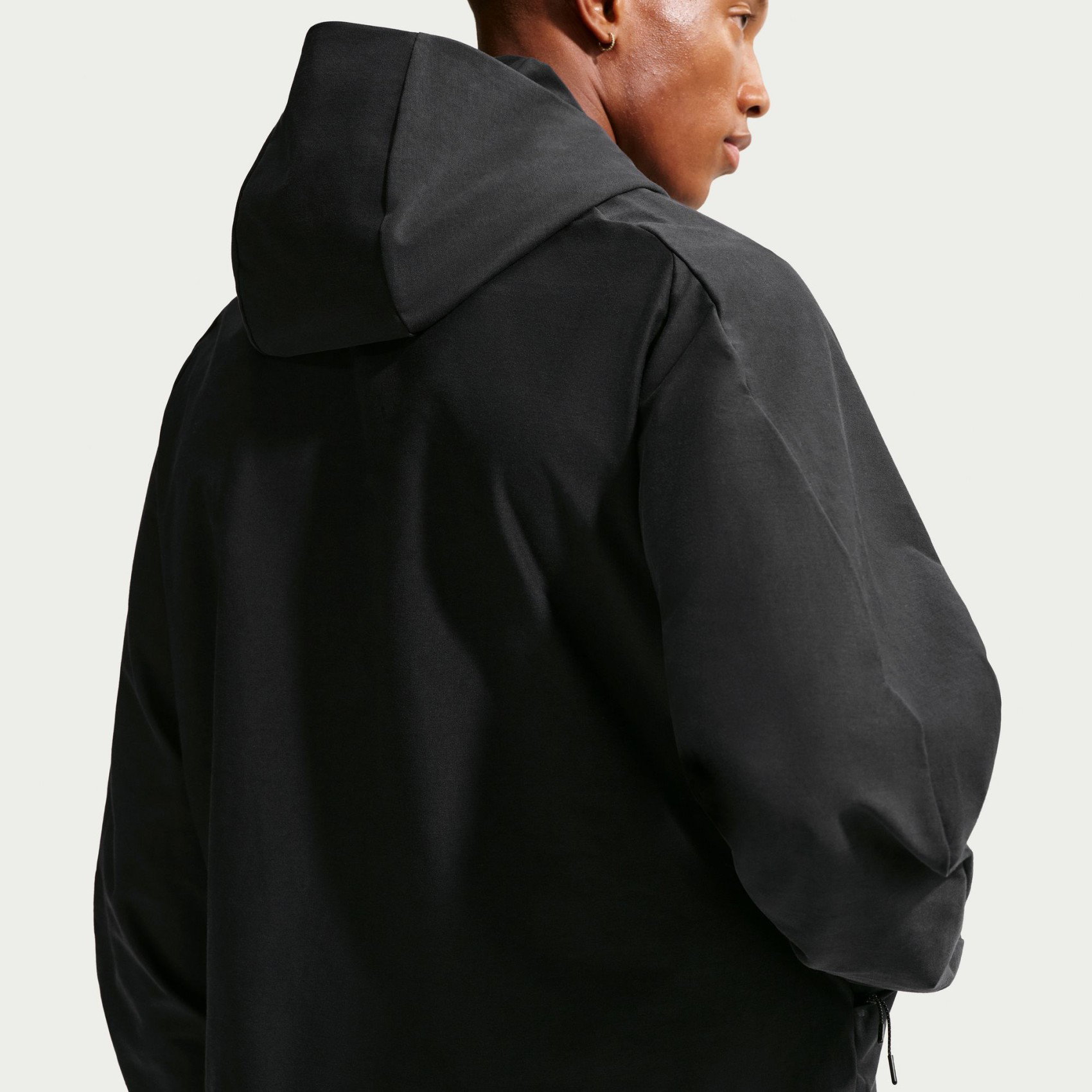 Nike Tech Shori Knit Windrunner Fz Jacket Erkek Siyah Ceket IF1345-010