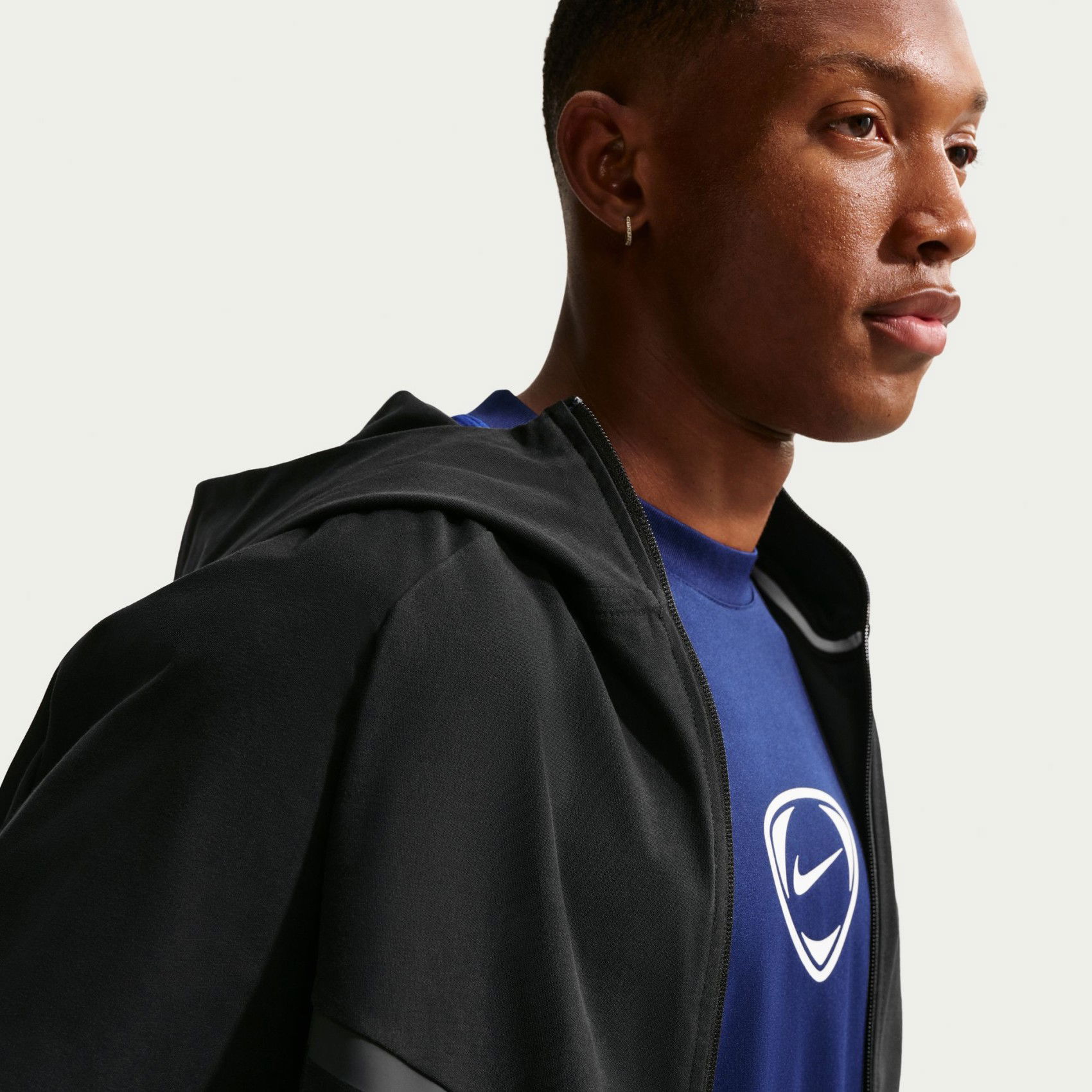 Nike Tech Shori Knit Windrunner Fz Jacket Erkek Siyah Ceket IF1345-010