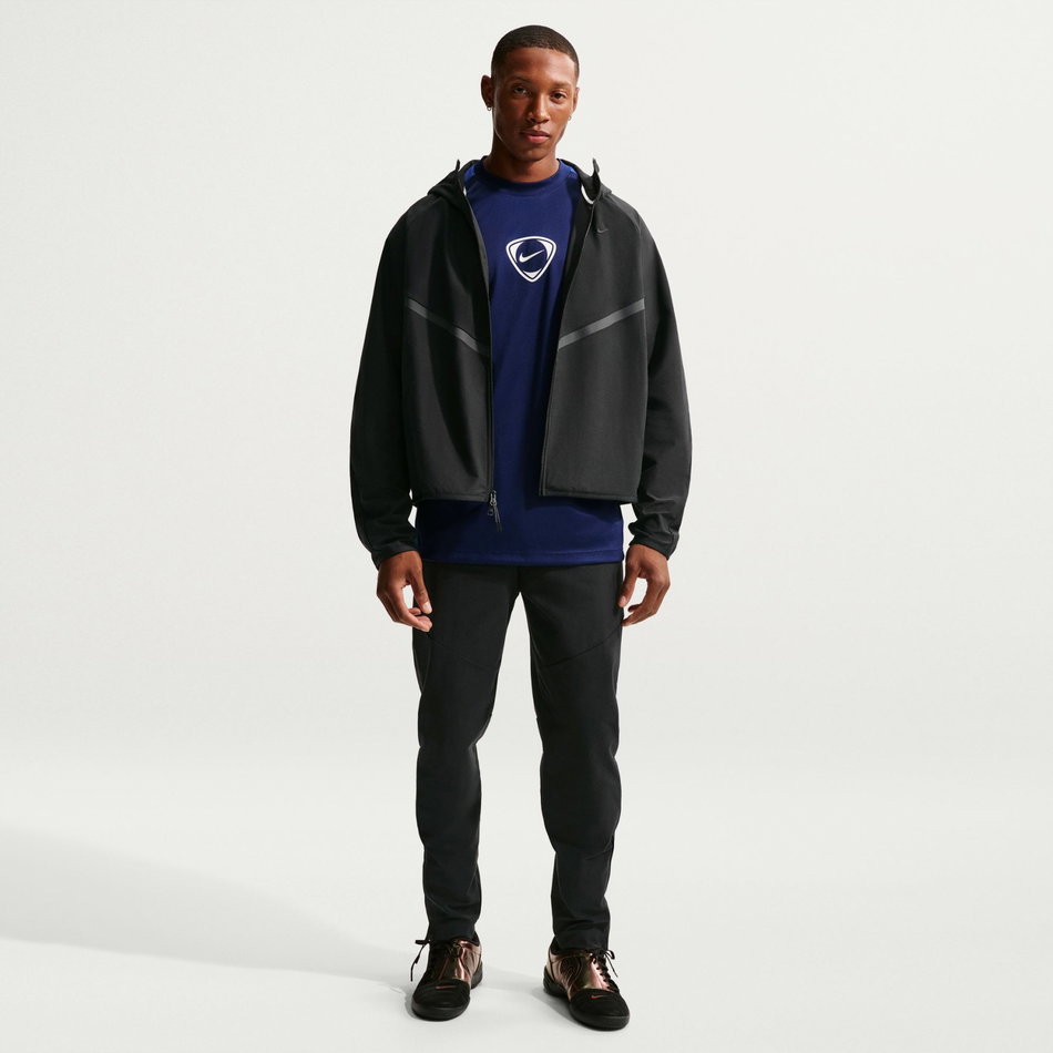 Tech Shori Knit Windrunner Fz Jacket Erkek Siyah Ceket