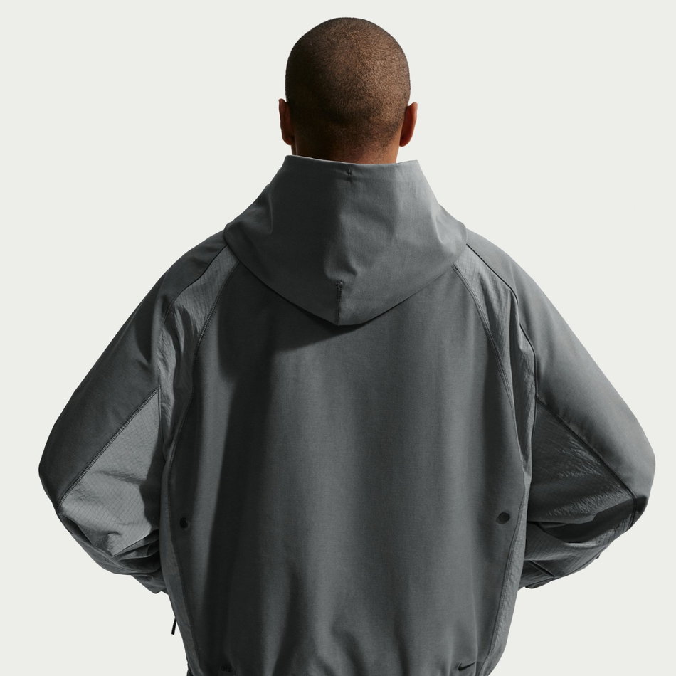 Tech Shori Mm Utility Hoodie Erkek Gri Sweatshirt