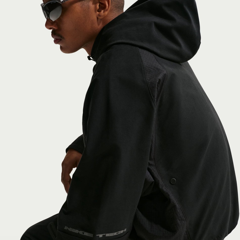Tech Shori Mm Utility Hoodie Erkek Siyah Sweatshirt