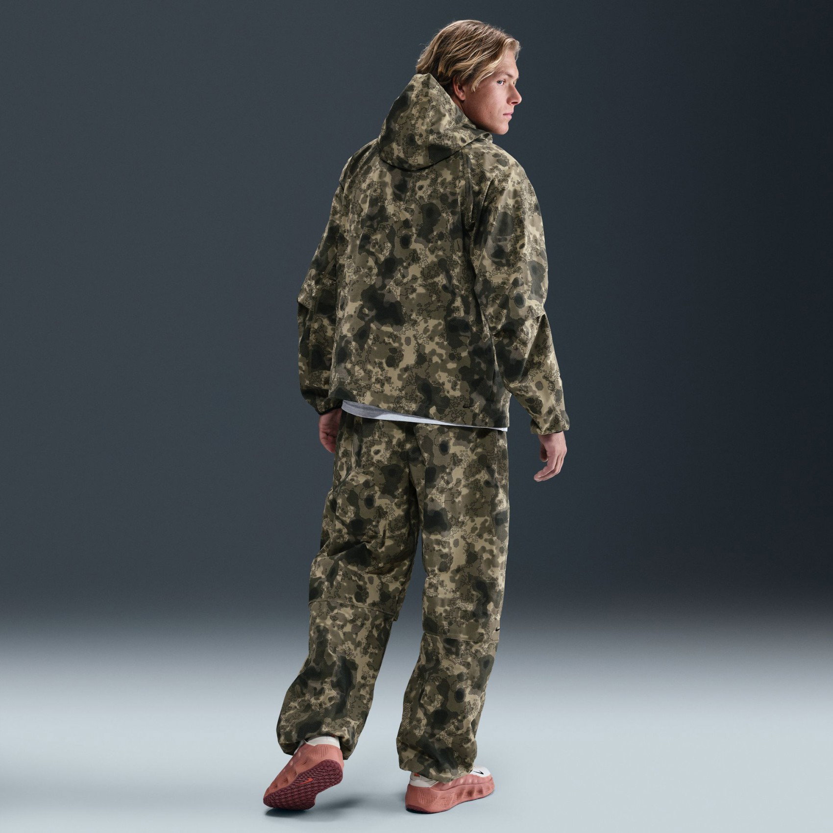 Nike Tech Woven Camo Jacket AOP Erkek Ceket HV0979-210