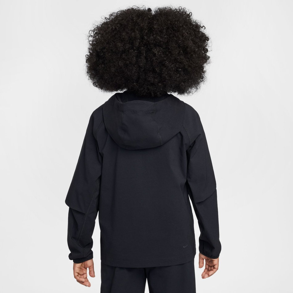 Tech Woven Fz Jacket Çocuk Siyah Sweatshirt