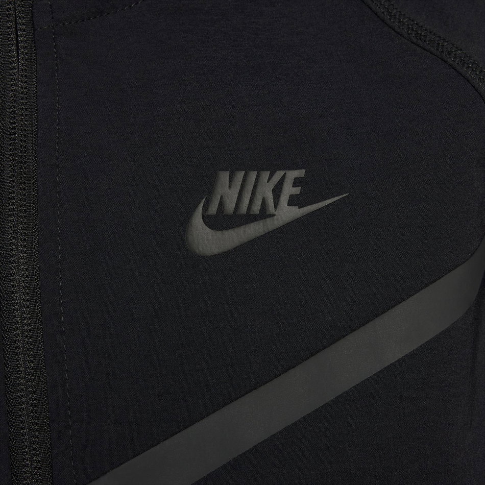 Tech Woven Fz Jacket Çocuk Siyah Sweatshirt