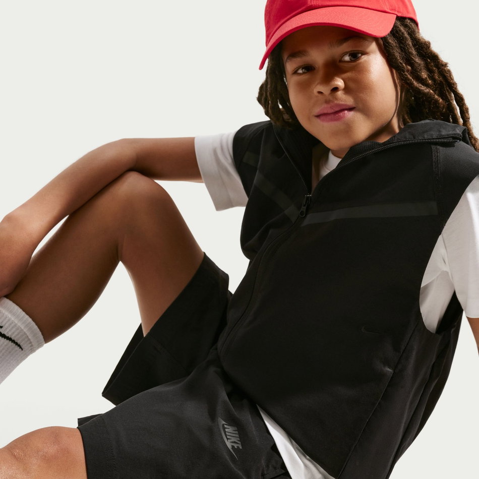 Tech Woven Short Çocuk Siyah Şort