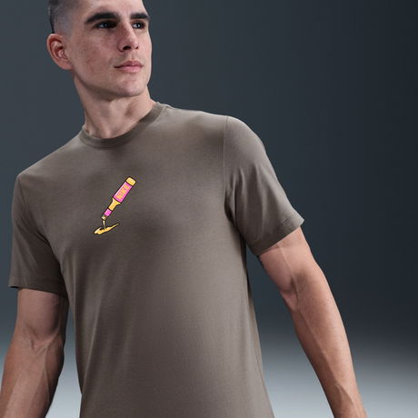 NIKE - Tee BB OC 2 Erkek Kahverengi Tişört