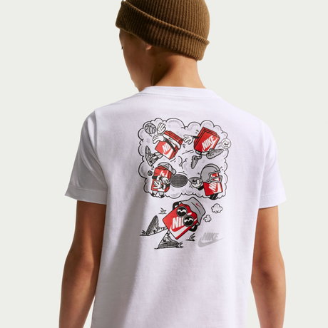 NIKE - Tee Boxy 3 Çocuk Beyaz Tişört (1)