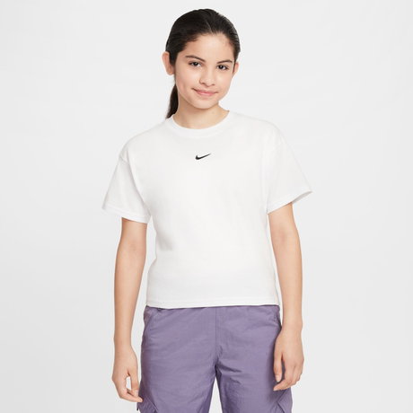 NIKE - Tee Boxy Essential Çocuk Beyaz Tişört