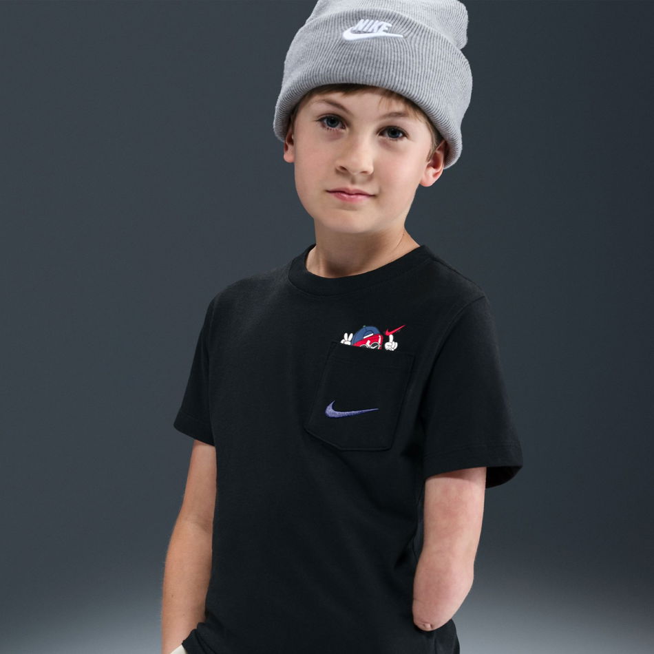 Tee Boxy Siyah Çocuk Tişört