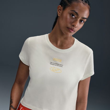 NIKE - Tee Classics+ Kadın Bej Tişört