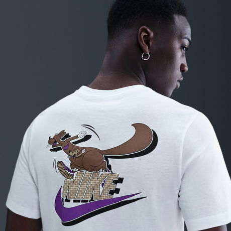 NIKE - Tee Club Neo Varsity Erkek Beyaz Tişört (1)