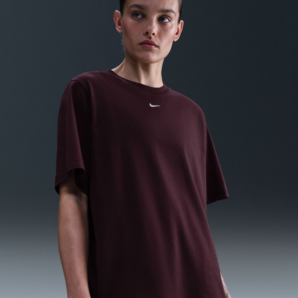 Tee Essential Kadın Bordo Tişört