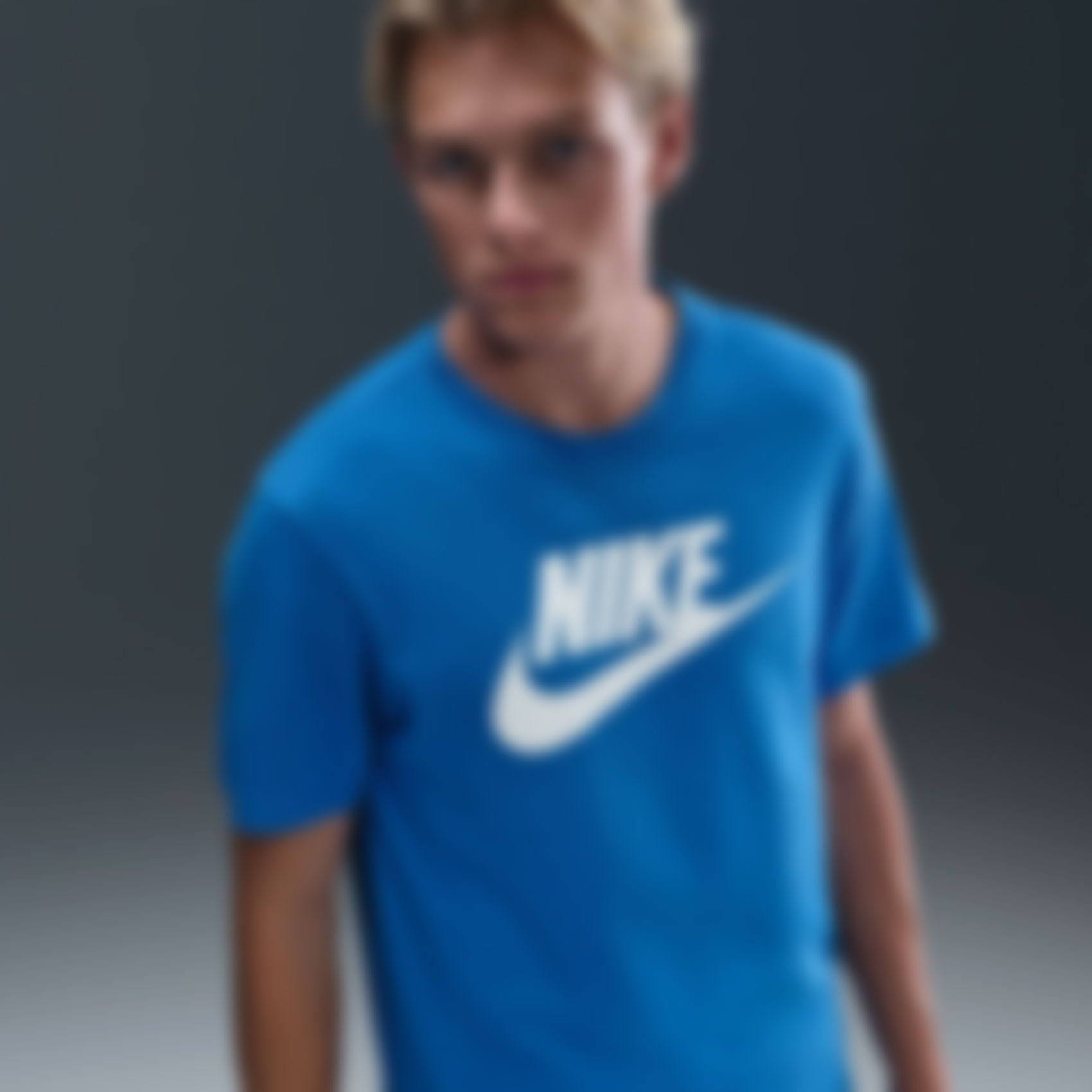 NIKE - Tee Icon Futura Erkek Mavi Tişört