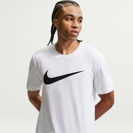 NIKE - Tee Icon Swoosh Erkek Beyaz Tişört