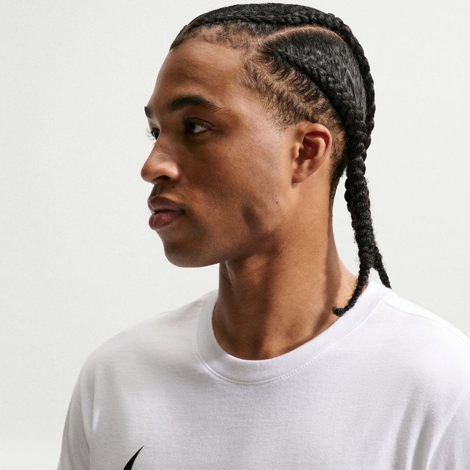 Tee Icon Swoosh Erkek Beyaz Tişört