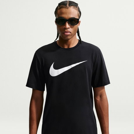 NIKE - Tee Icon Swoosh Erkek Siyah Tişört