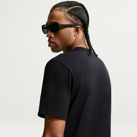 NIKE - Tee Icon Swoosh Erkek Siyah Tişört (1)