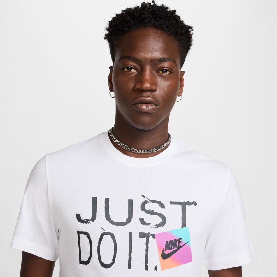 Tee Just Do It Erkek Beyaz Tişört