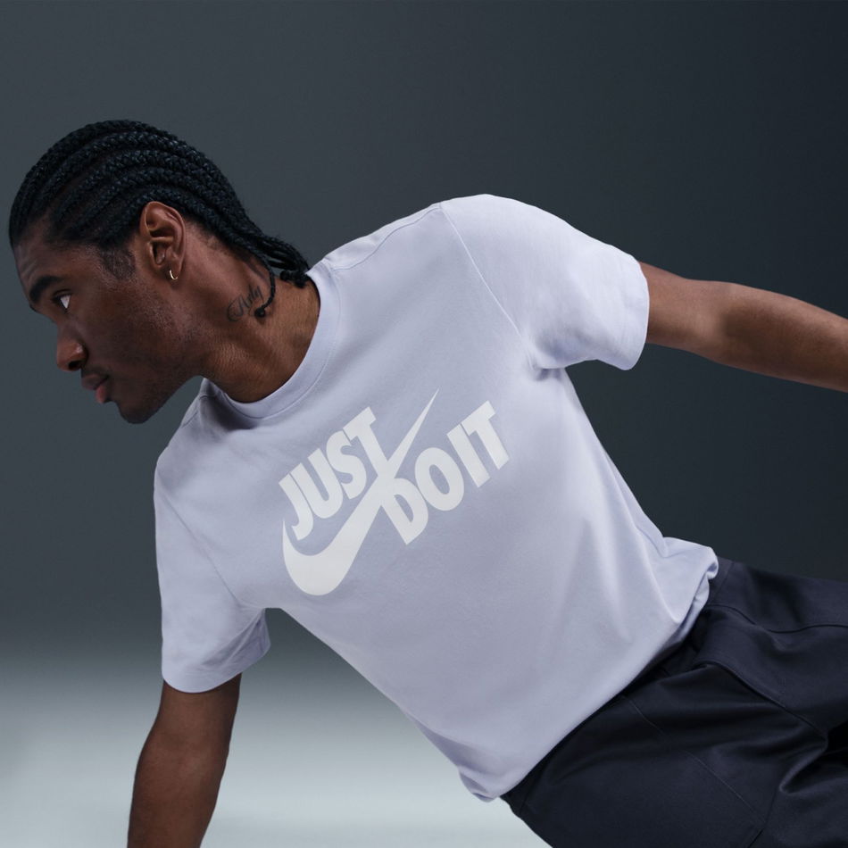 Tee Just Do It Swoosh Erkek Gri Tişört