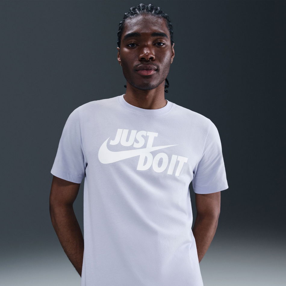 Tee Just Do It Swoosh Erkek Gri Tişört