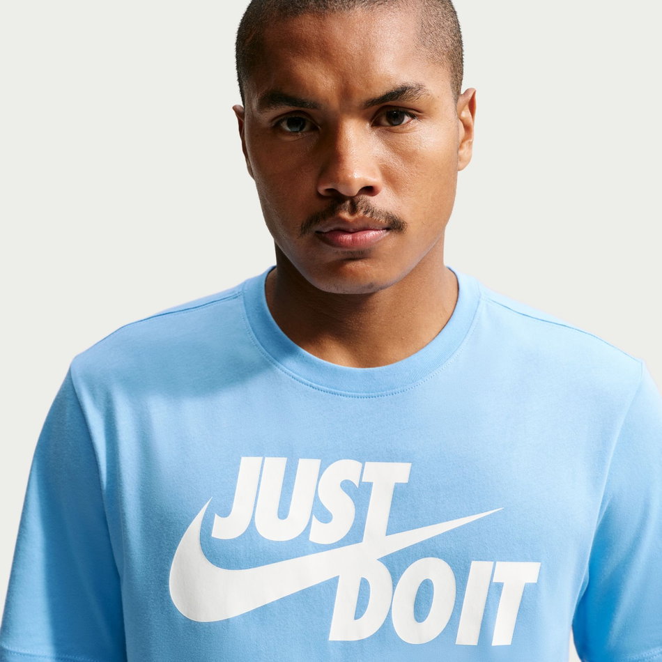 Tee Just Do It Swoosh Erkek Mavi Tişört