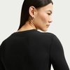 NIKE - Tee Ls Rib Tight Kadın Siyah Sweatshirt (1)