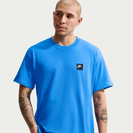 NIKE - Tee Lse Air Box Erkek Mavi Tişört (1)