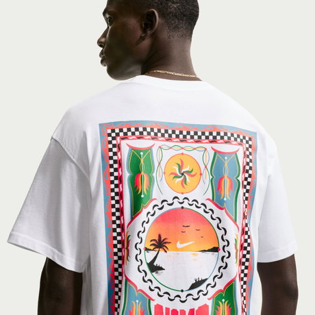 NIKE - Tee Lse Palm Tree Erkek Beyaz Tişört