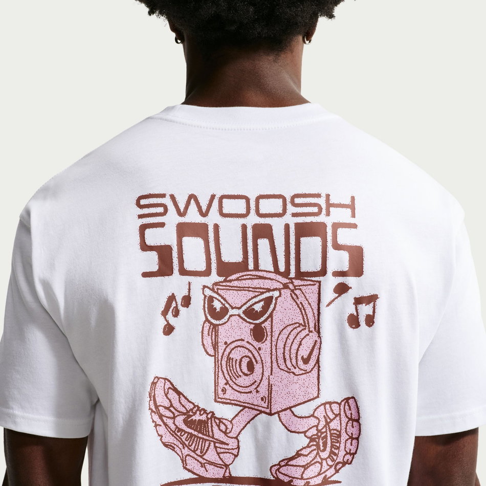 Tee Lse Swoosh Sounds Erkek Beyaz Tişört