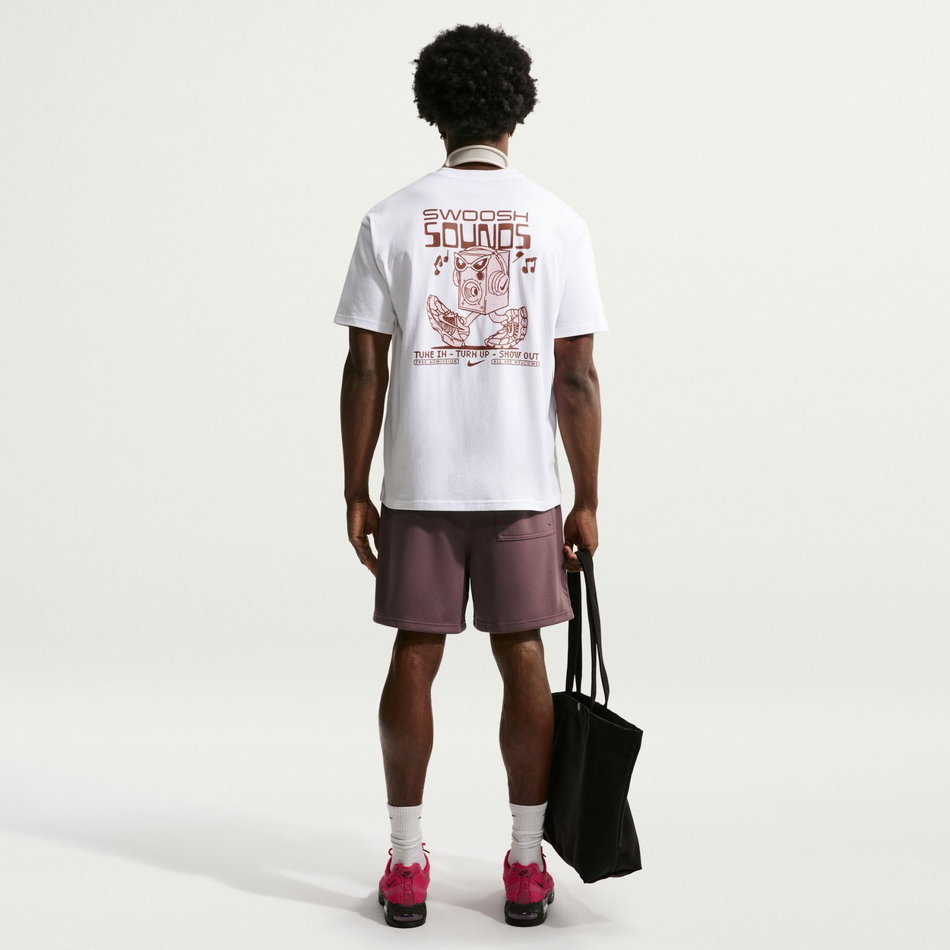 Tee Lse Swoosh Sounds Erkek Beyaz Tişört