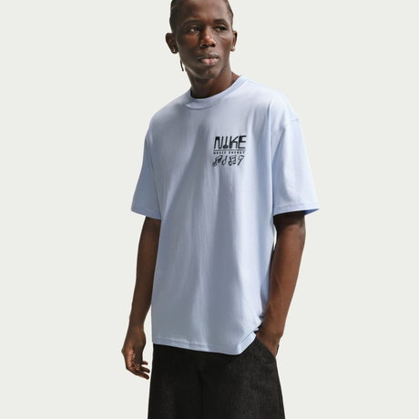 NIKE - Tee Lse Swoosh Sounds Erkek Mavi Tişört