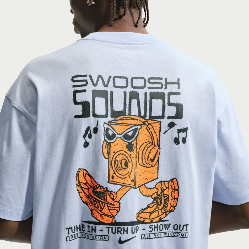 Tee Lse Swoosh Sounds Erkek Mavi Tişört