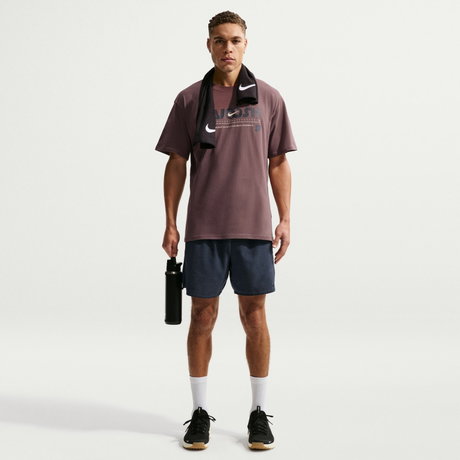 NIKE - Tee Lse Training Infinity Erkek Kahverengi Tişört (1)