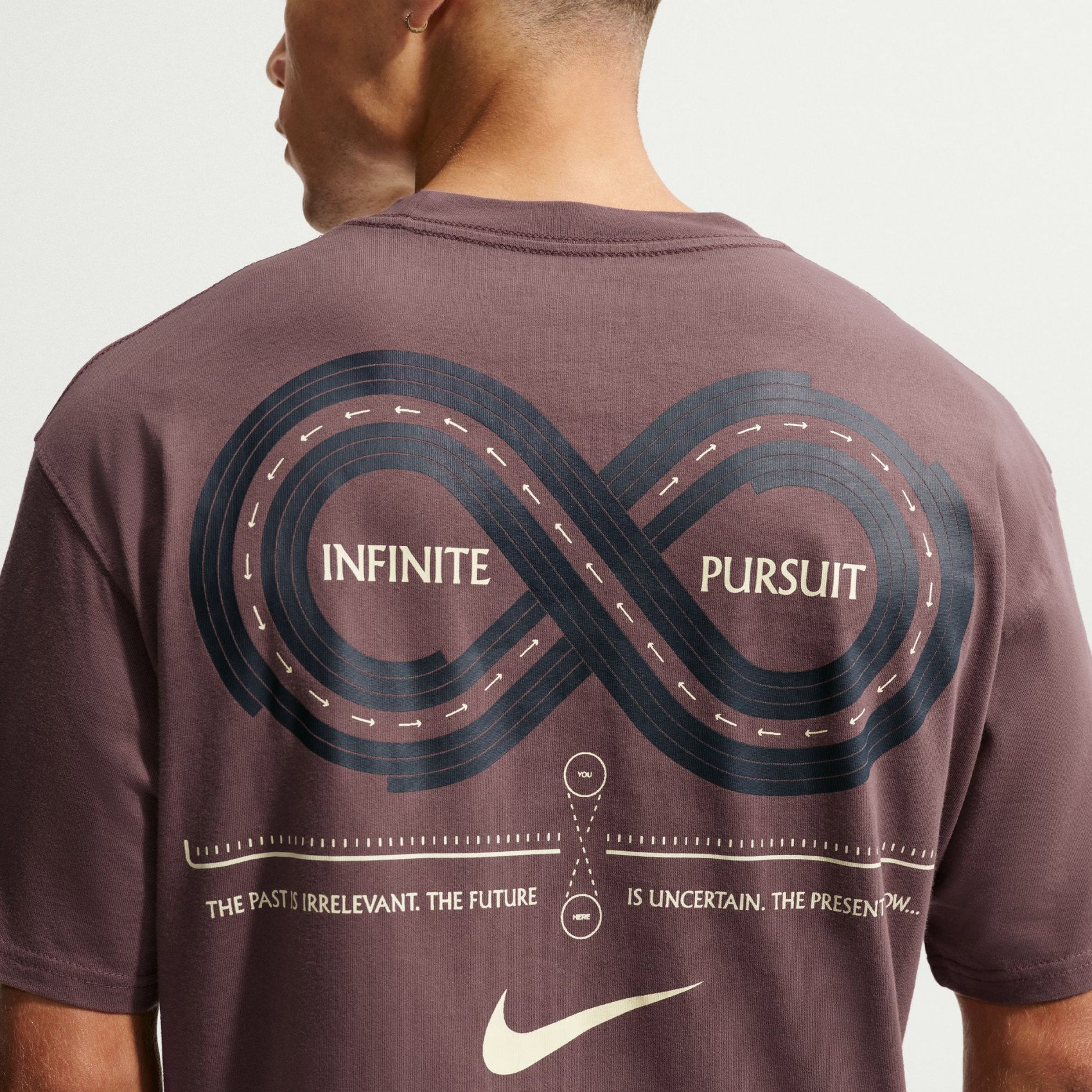Nike Tee Lse Training Infinity Erkek Kahverengi Tişört IH1963-502